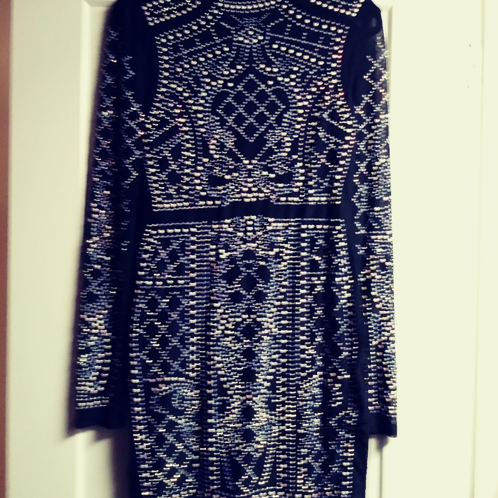 Beautiful Black dress with rhinestones